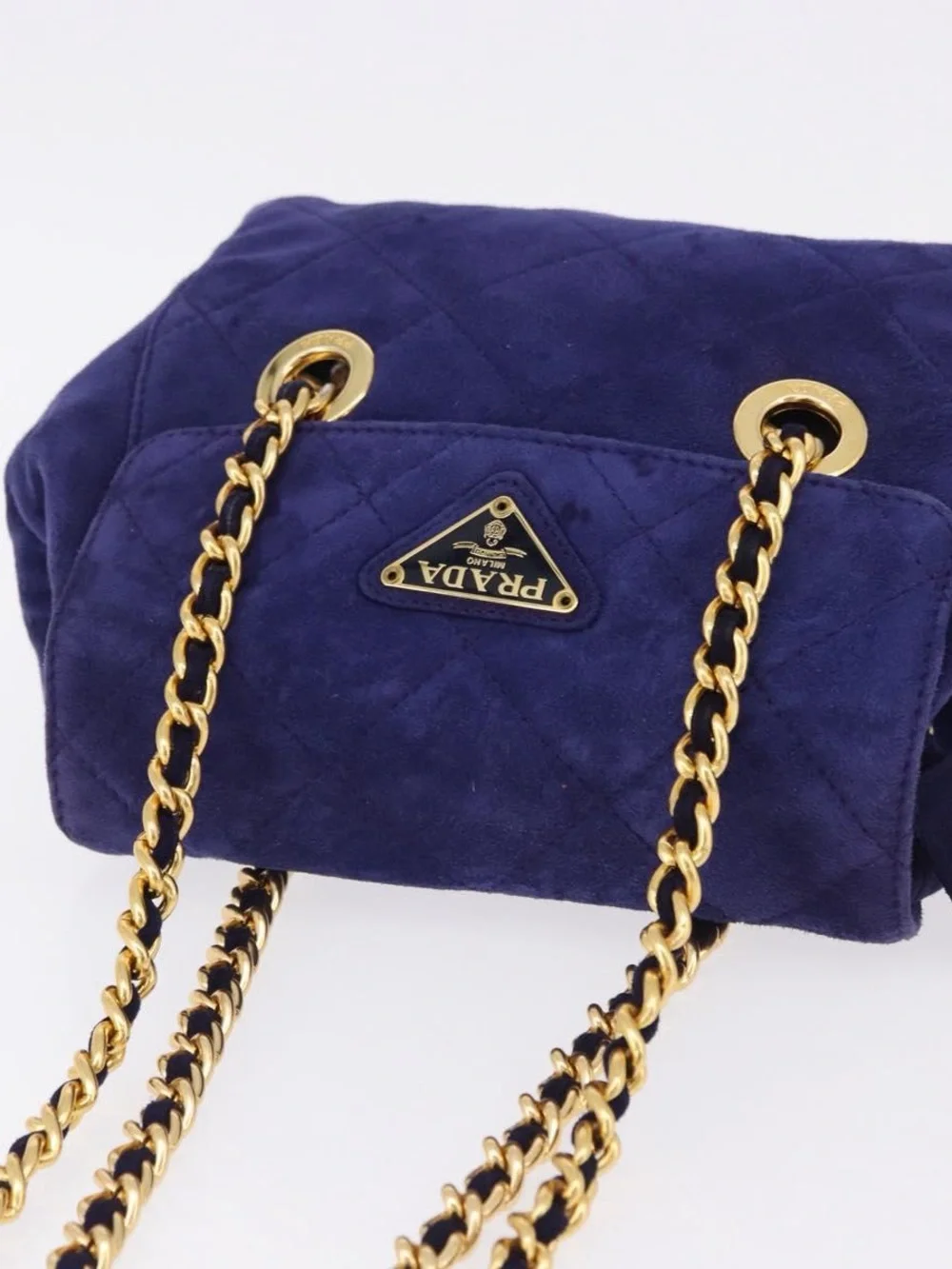 Prada Suede Chain Bag